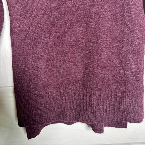 Nanette Lepore Sweater Women's Sz Small Wool Yak Hair Turtleneck Minimalist Plum - Picture 4 of 10